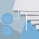 white Foamboard - 5 mm thick, Size (70 x 100 mm) each piece in a bag